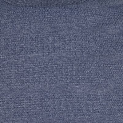 Boys navy textured t-shirt